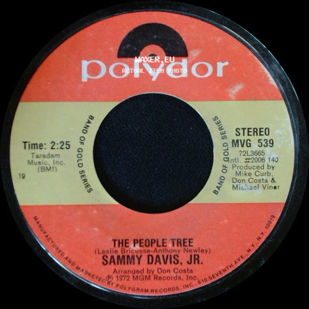 Sammy Davis, Jr. - The People Tree / The Candy Man side A