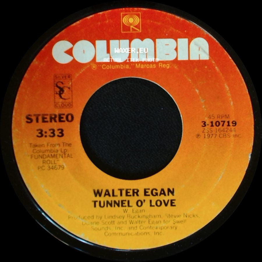 Walter Egan - Magnet And Steel / Tunnel O' Love side B