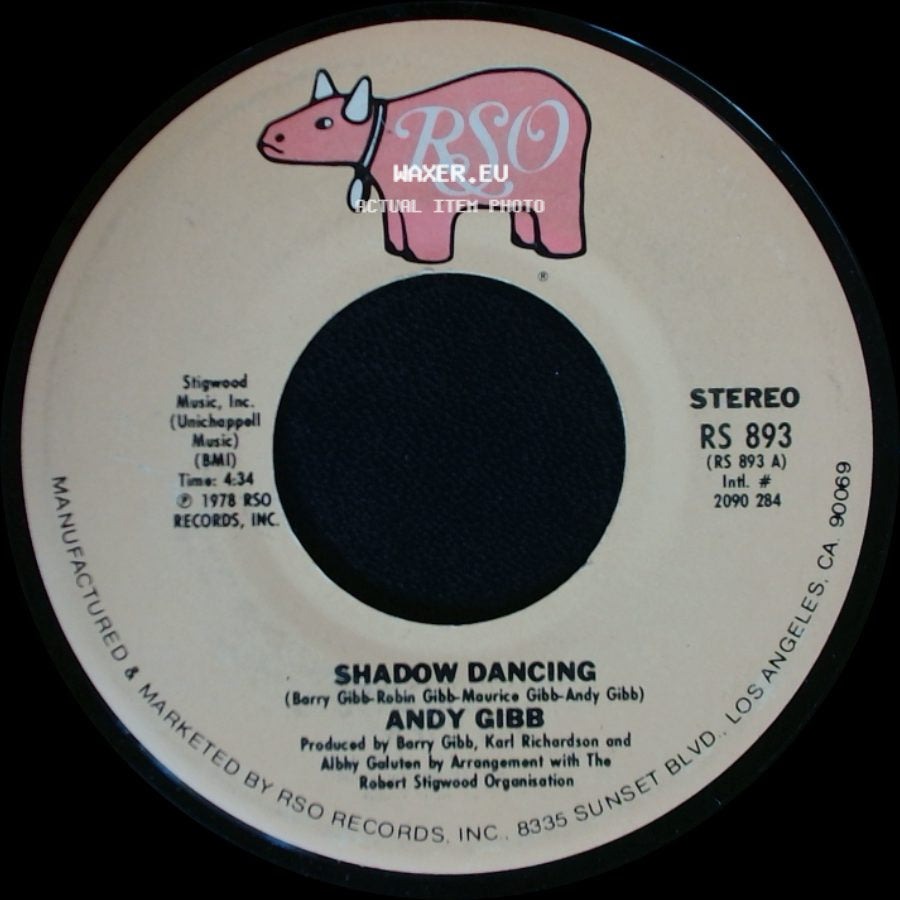 Andy Gibb - Shadow Dancing / Let It Be Me side A