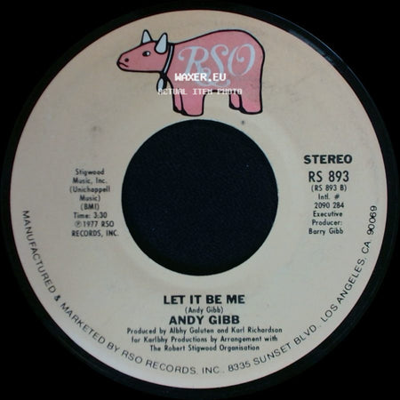 Andy Gibb - Shadow Dancing / Let It Be Me side B