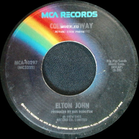 Elton John - The Bitch Is Back / Cold Highway side B