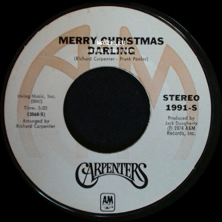 Carpenters - Merry Christmas Darling / Christmas Song side A
