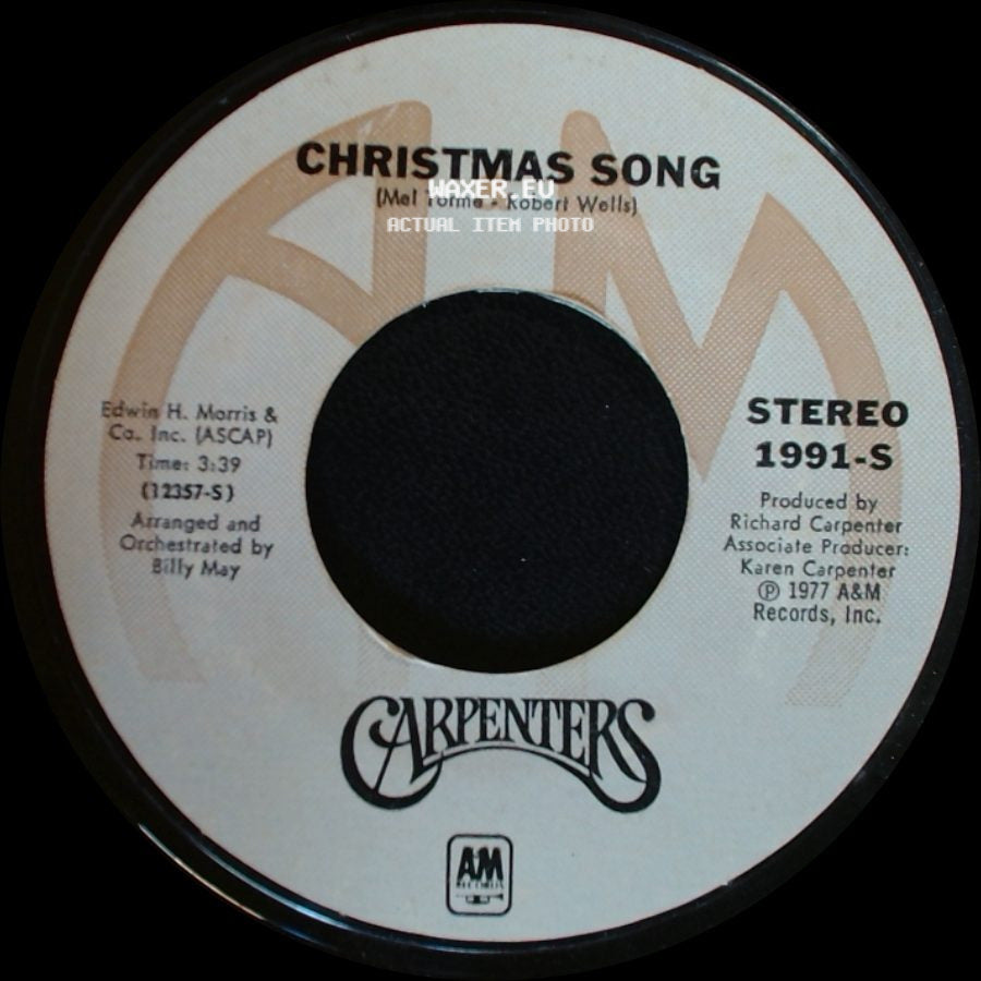 Carpenters - Merry Christmas Darling / Christmas Song side B