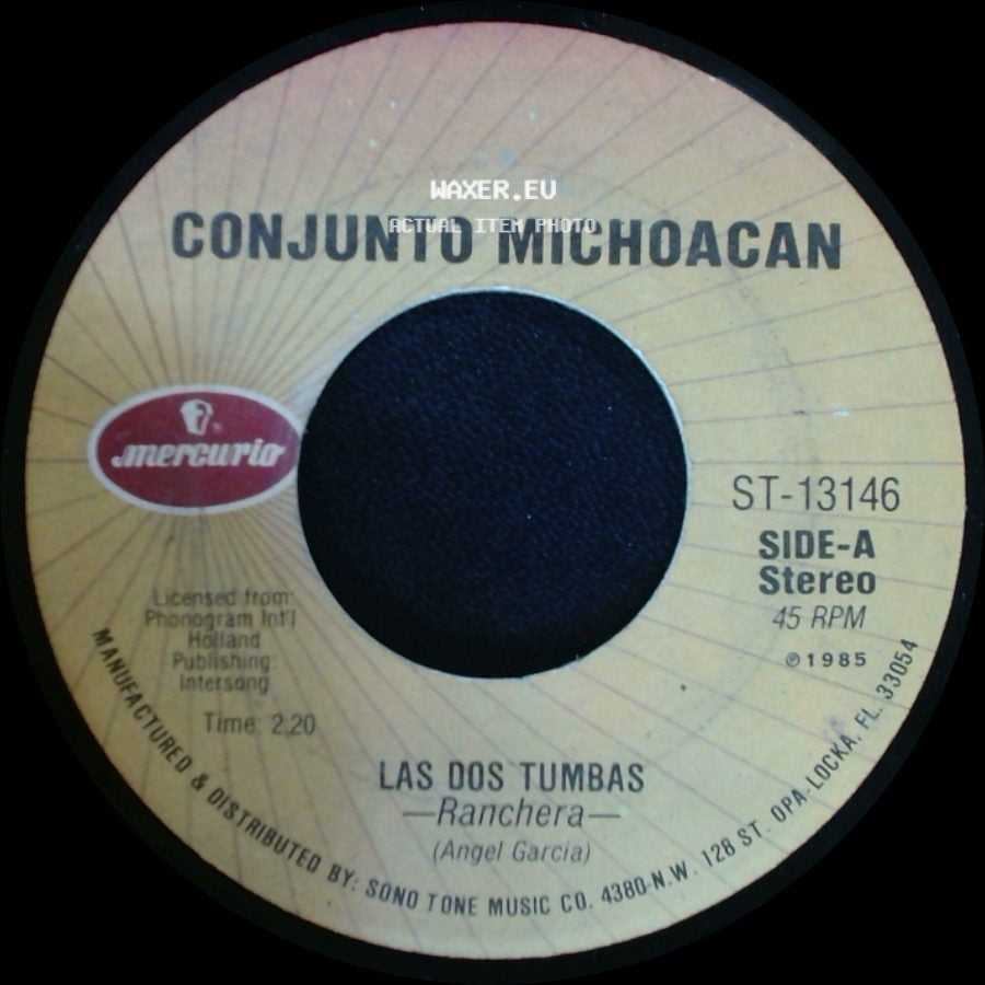 Conjunto Michoacan - La Joven De Los Ojos Negros / Las Dos Tumbas side B
