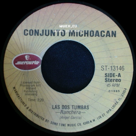 Conjunto Michoacan - La Joven De Los Ojos Negros / Las Dos Tumbas side B