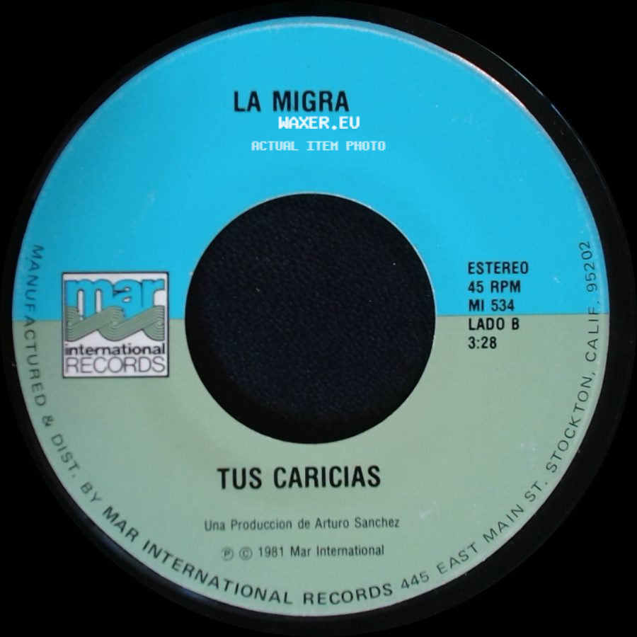 La Migra - Sol / Tus Caricias side B