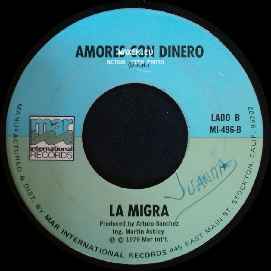 La Migra - Amargo Dolor (D.A.R.) / Amores Con Dinero side B