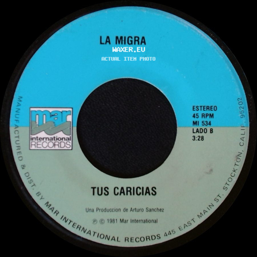 La Migra - Sol / Tus Caricias side B