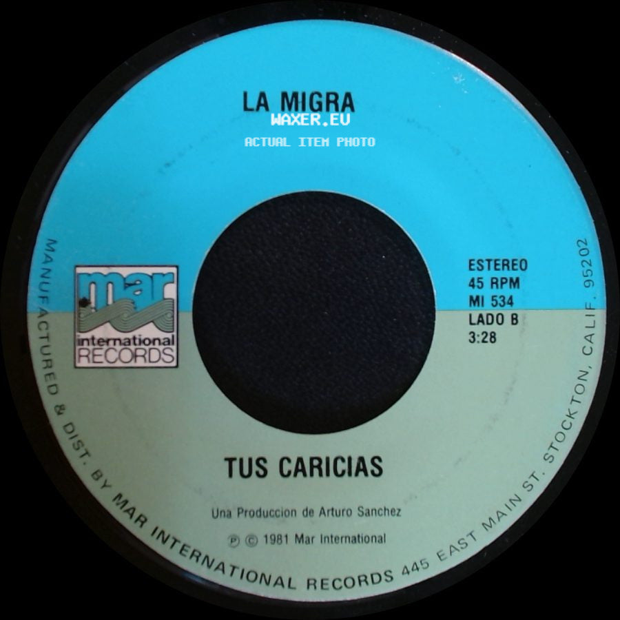La Migra - Sol / Tus Caricias side B