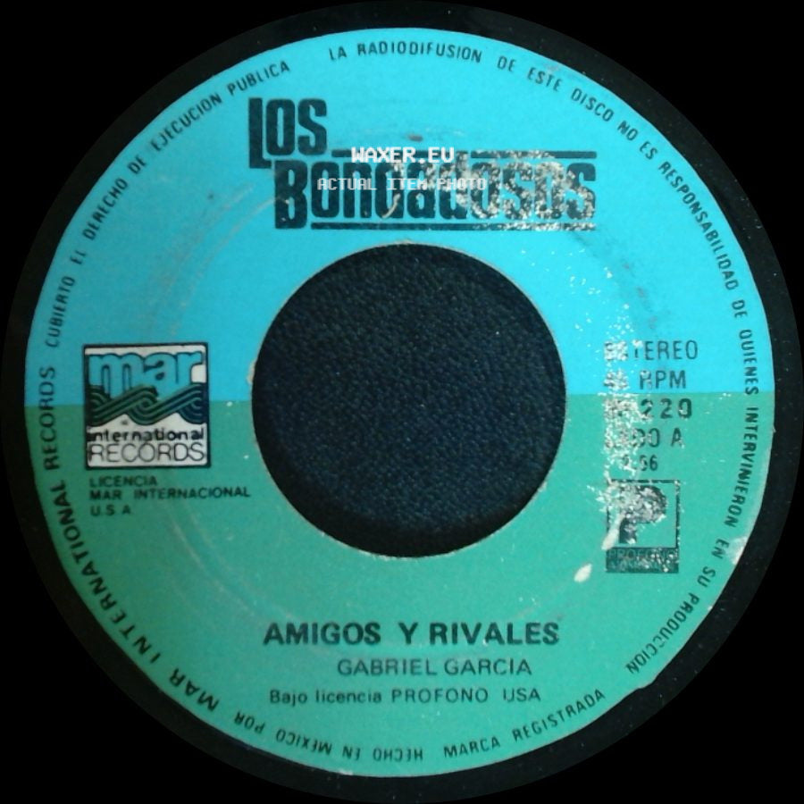Gabriel Garcia / Los Bondadosos - Amigos Y Rivales / Como Me Gusta Quererte side A
