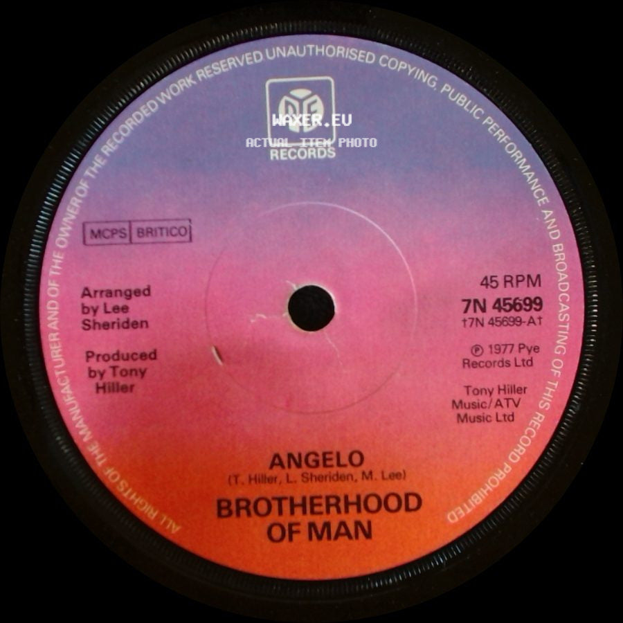 Brotherhood Of Man - Angelo / All Night side A