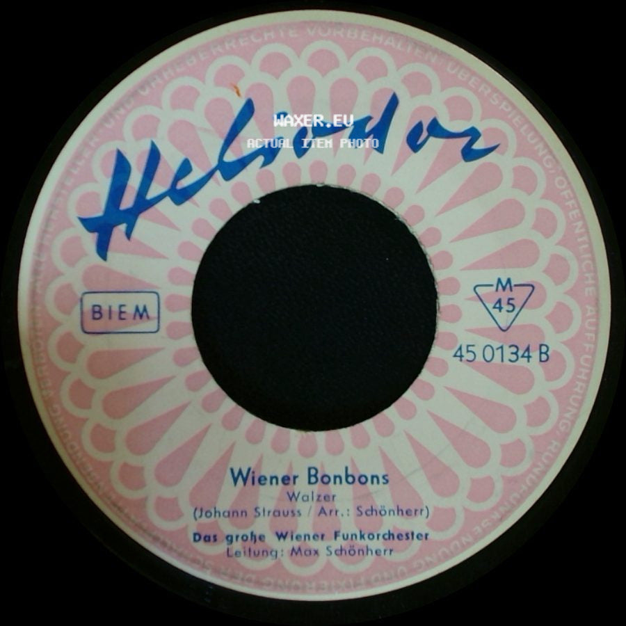 Das Große Wiener Funkorchester - Dorfswalben Aus Österreich / Wiener Bonbons side B