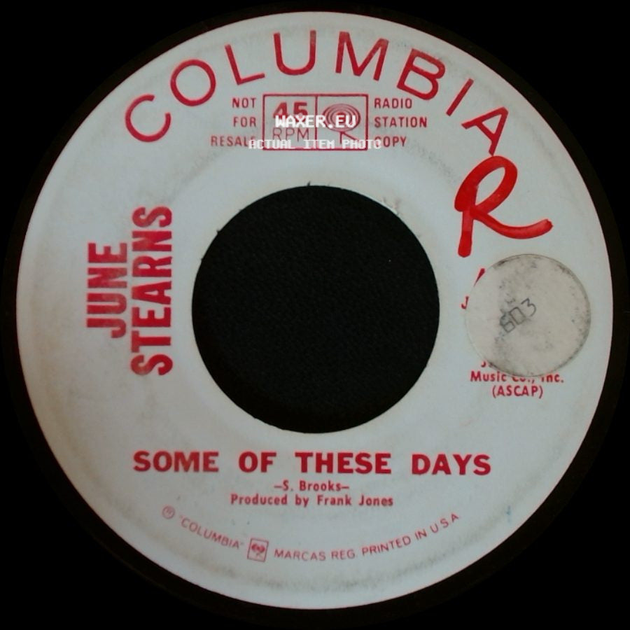 June Stearns - A Piece At A Time / Some Of These Days side B