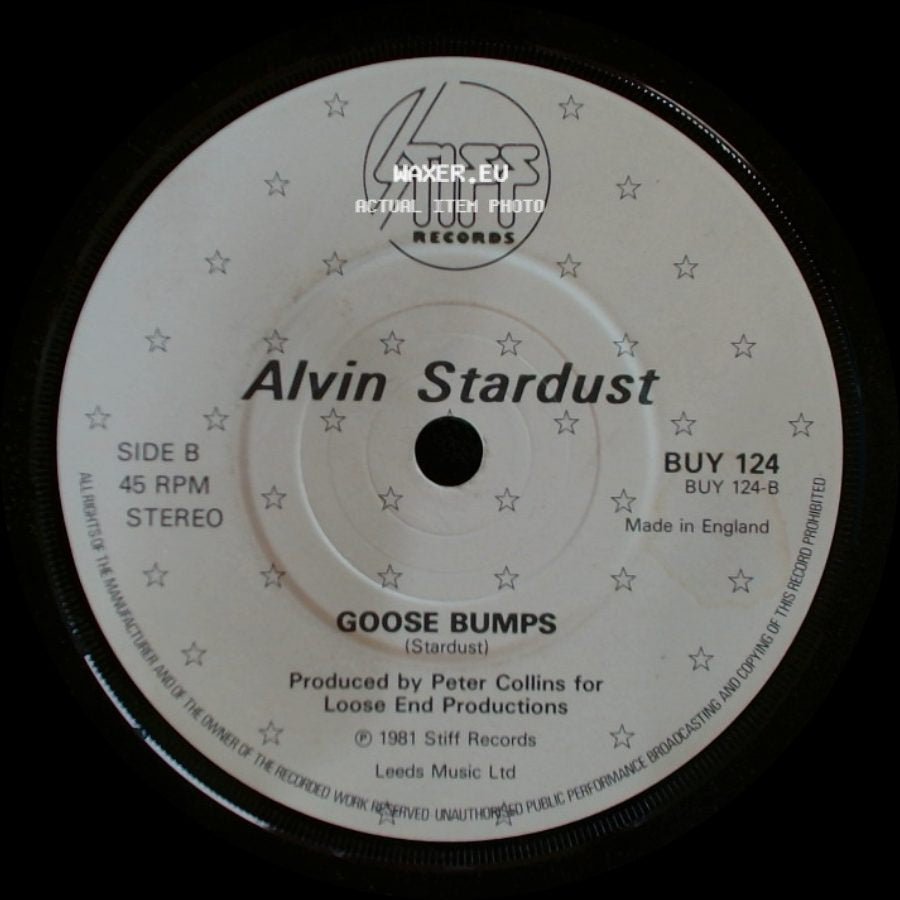 Alvin Stardust - Pretend / Goose Bumps side B