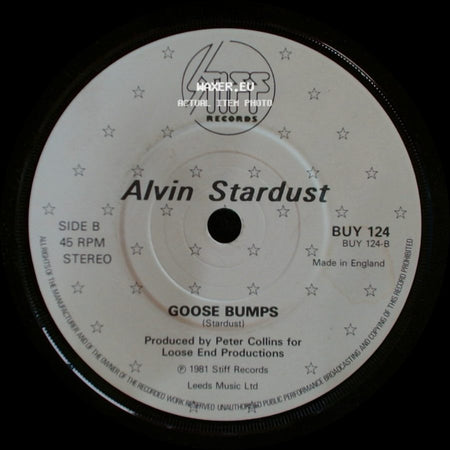 Alvin Stardust - Pretend / Goose Bumps side B