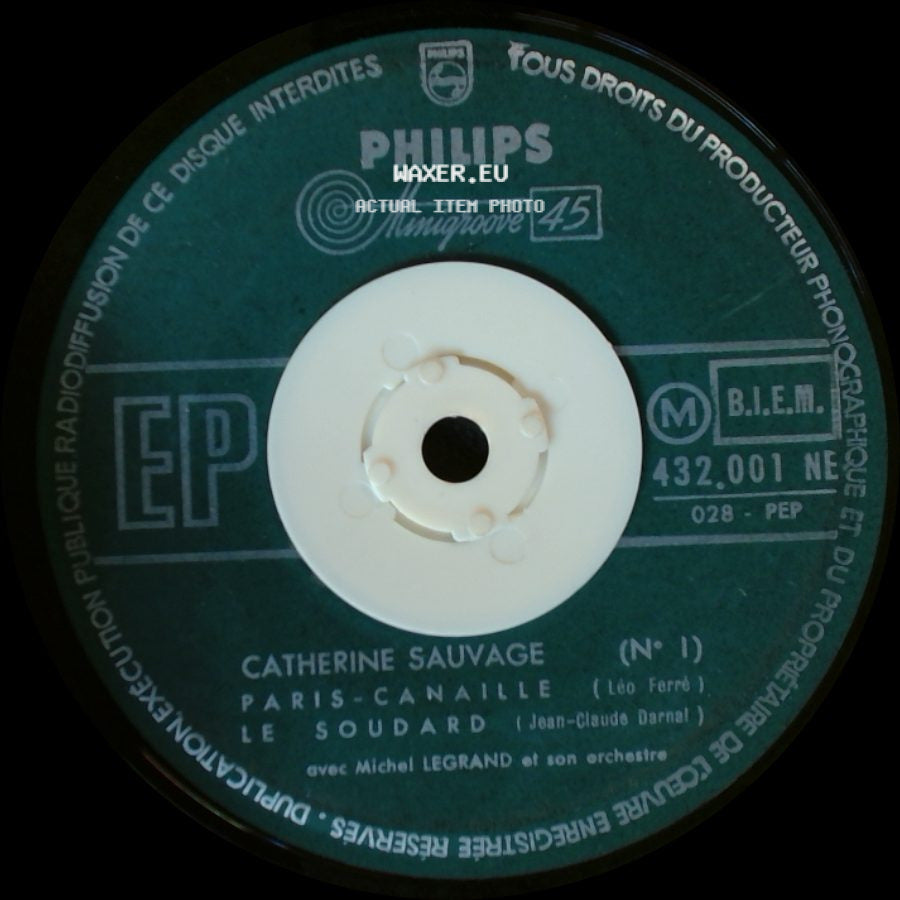 Catherine Sauvage - (N° 1) / La Fille De Londres / Toi Qui Disais, Qui Disais, Qui Disais side A