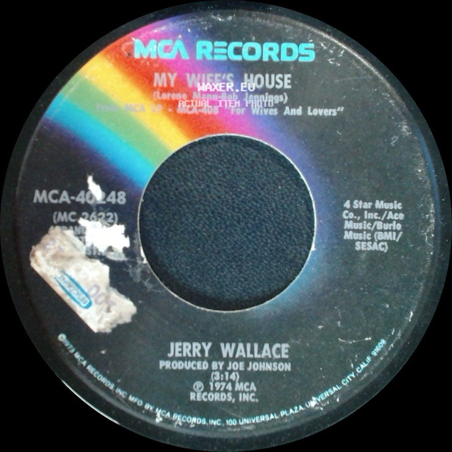 Jerry Wallace - My Wife's House / A Better Way To Say I Love You side A