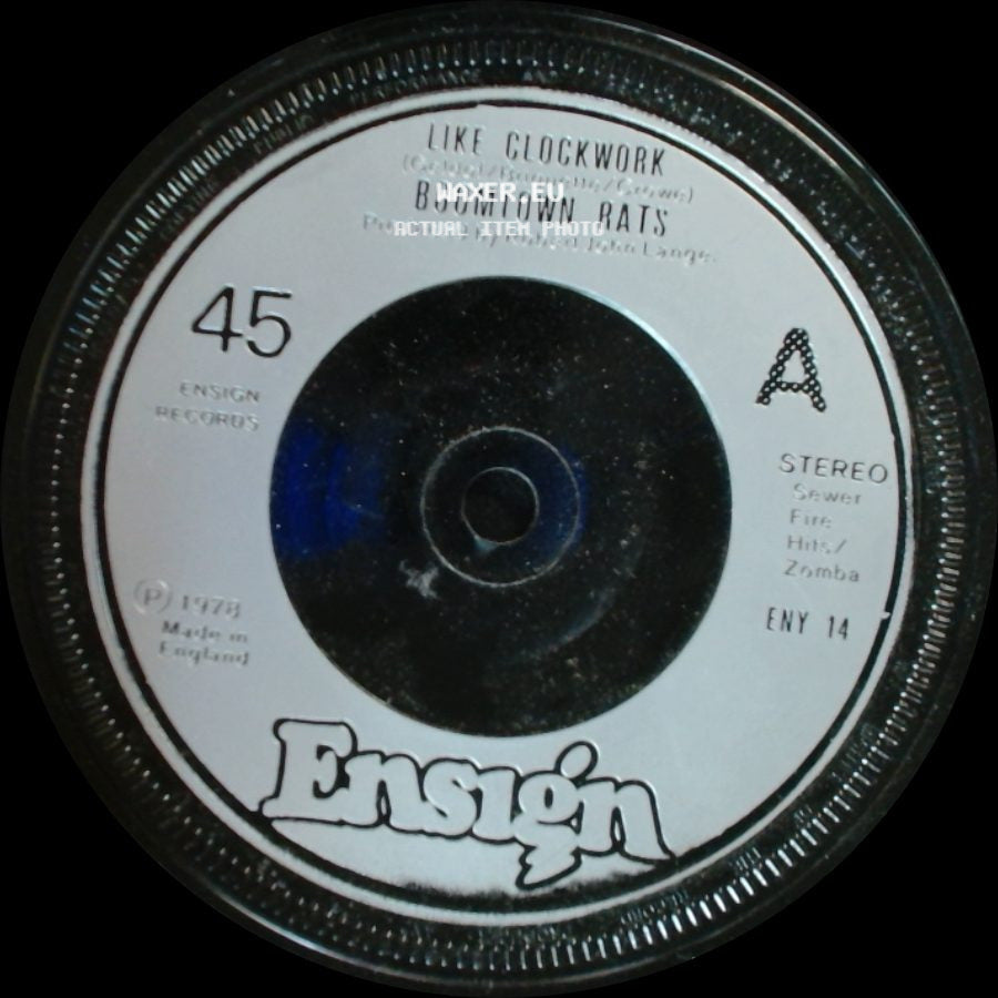 Boomtown Rats - How Do You Do? / Like Clockwork side B