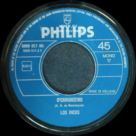 Los Incas - O'cangaceiro / El Cóndor Pasa side A