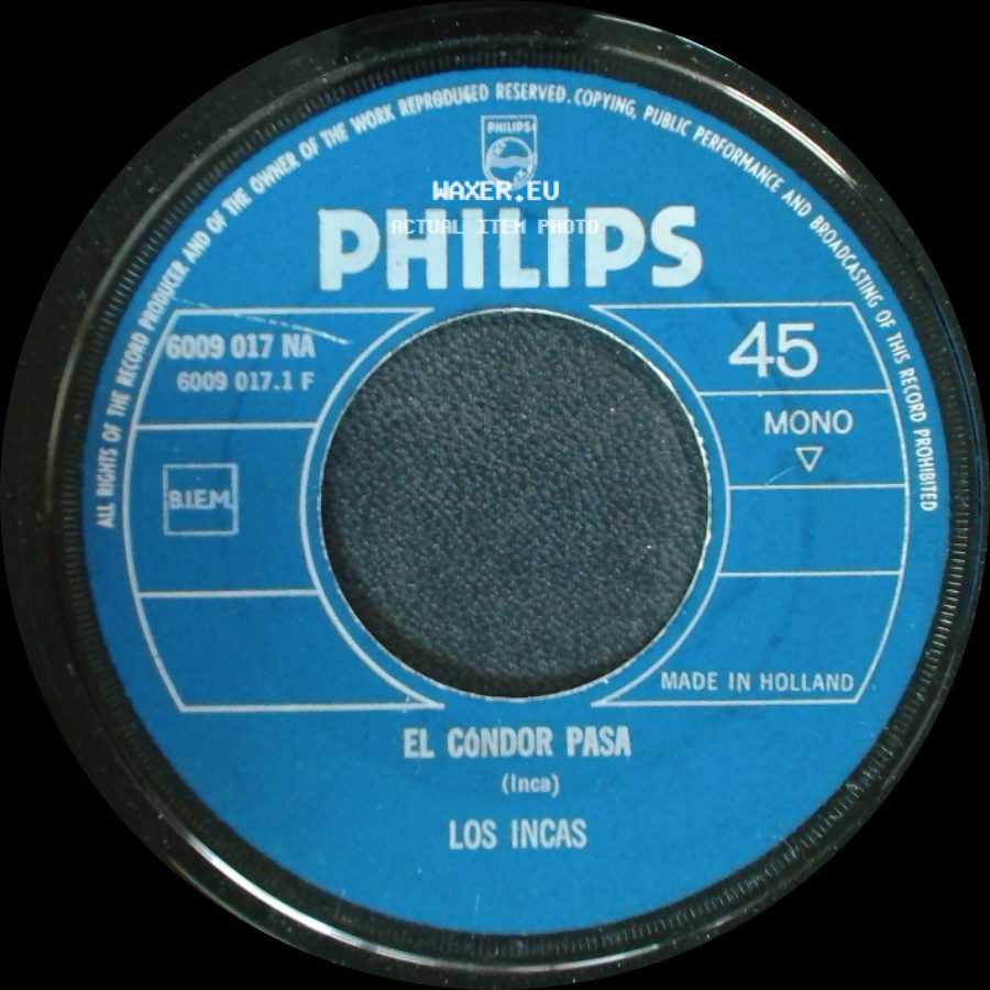 Los Incas - O'cangaceiro / El Cóndor Pasa side B