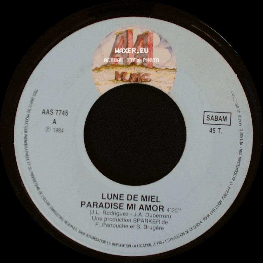 Unknown Artist - Lune De Miel Paradise Mi Amor (Instrumental) / Lune De Miel Paradise Mi Amor side B