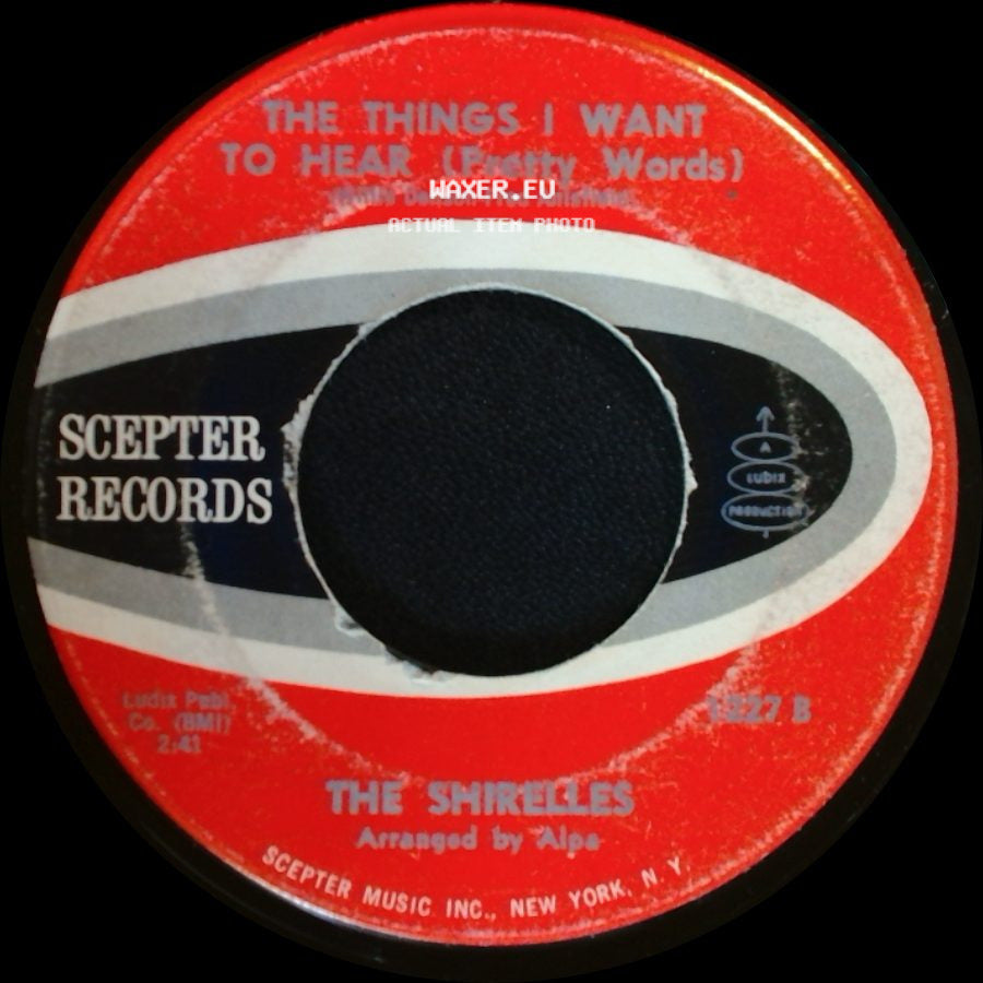 The Shirelles - Baby It's You / The Things I Want To Hear (Pretty Words) side B