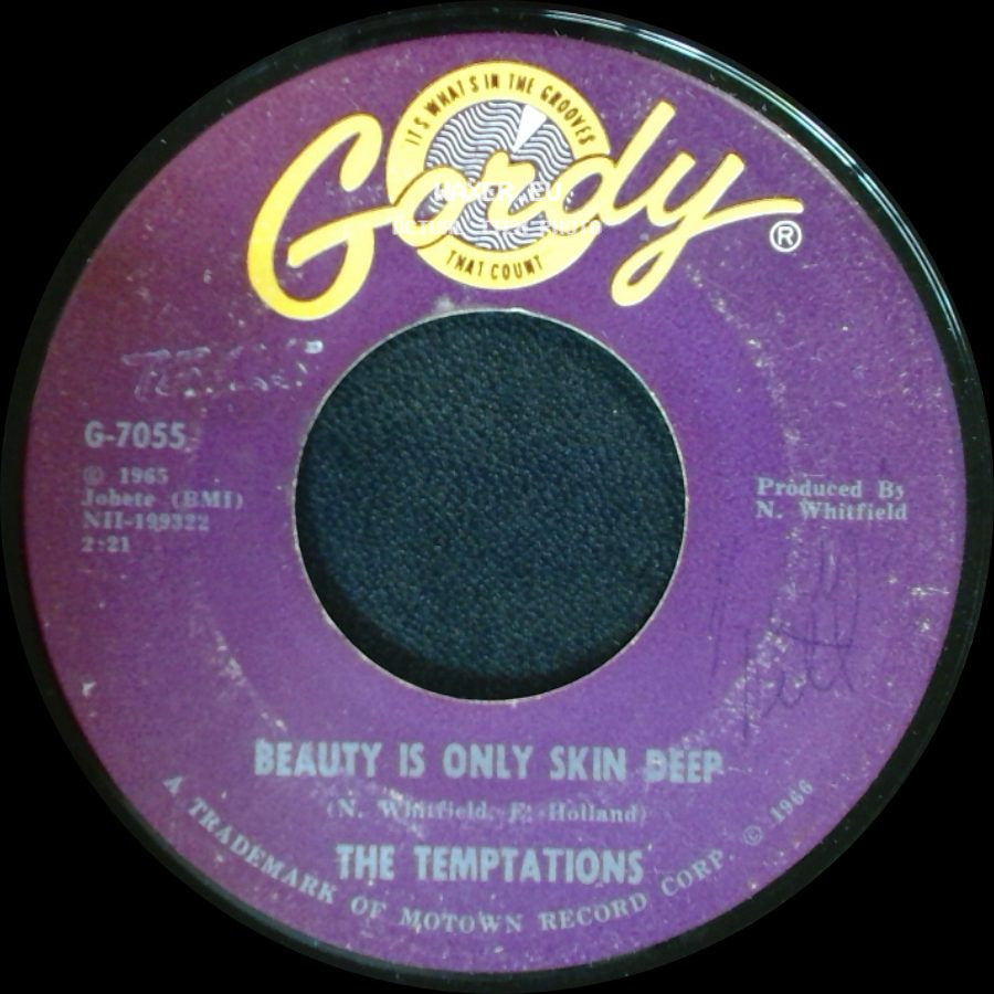 The Temptations - Beauty Is Only Skin Deep / You're Not An Ordinary Girl side A