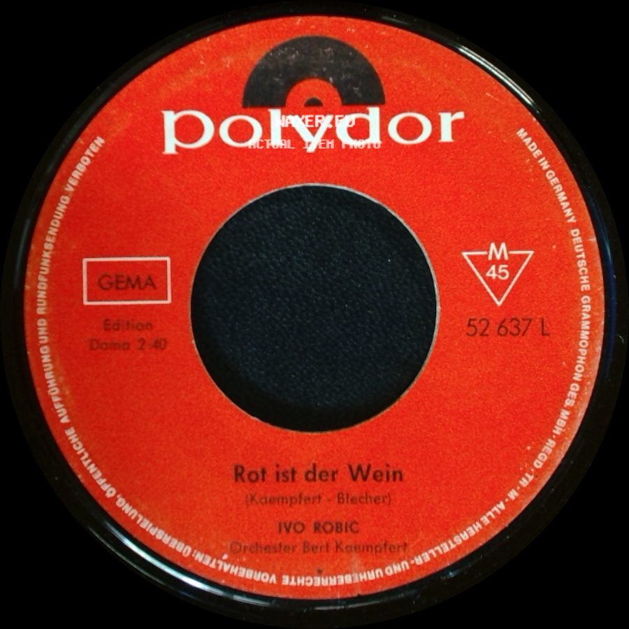 Ivo Robic - Wer So Jung Ist Wie Du / Rot Ist Der Wein side B