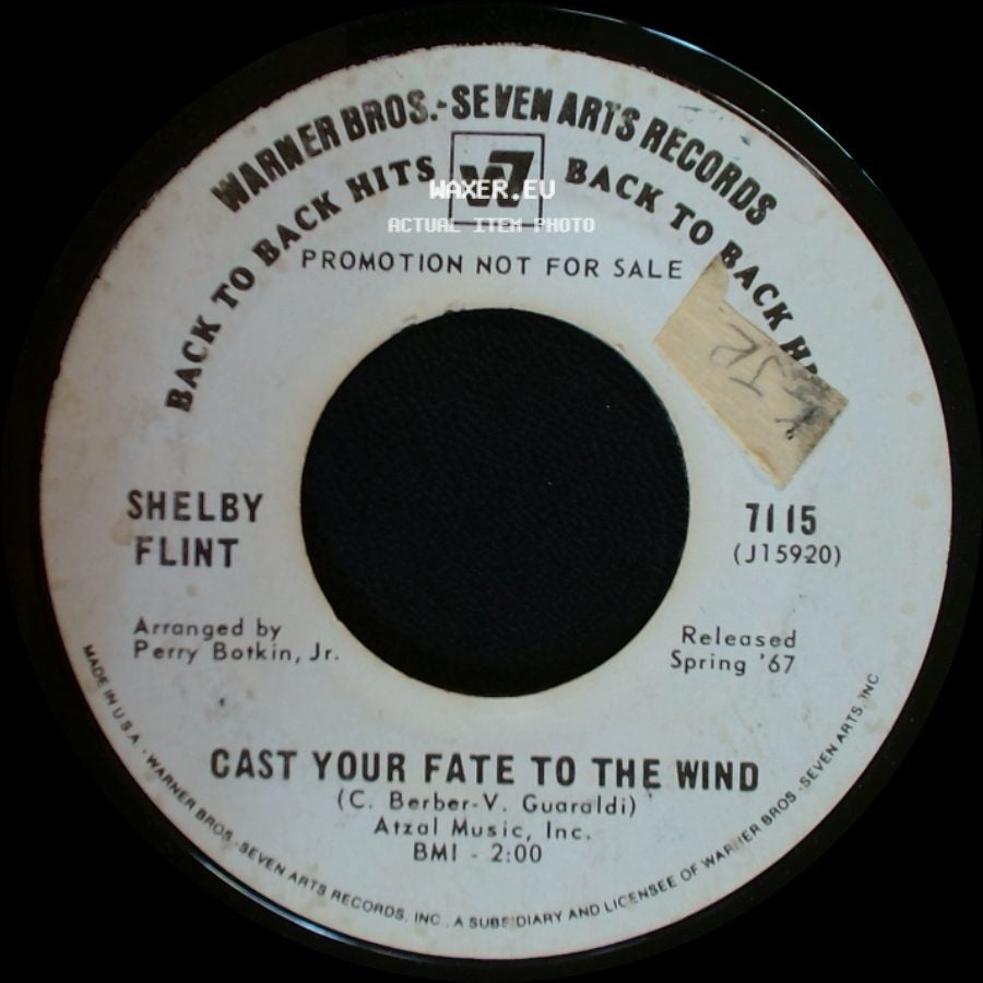 Shelby Flint - Cast Your Fate To The Wind / Angel On My Shoulder side A
