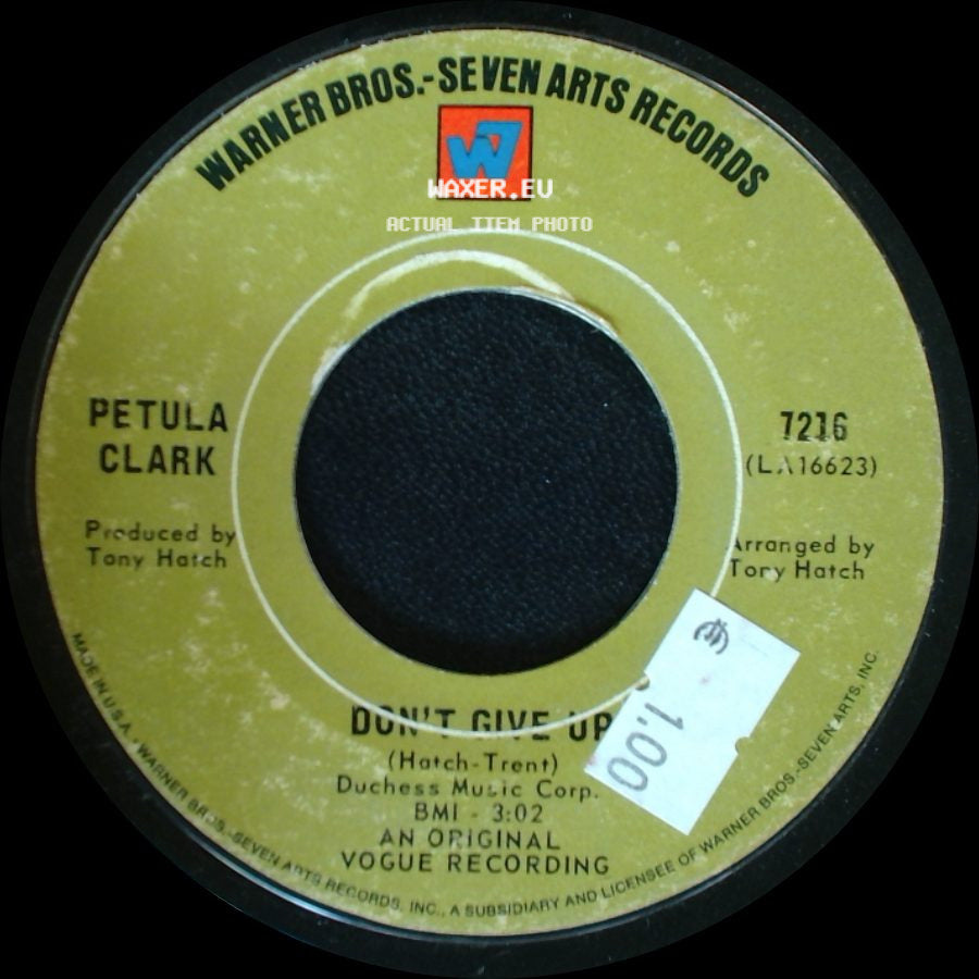 Petula Clark - Every Time I See A Rainbow / Don't Give Up side B