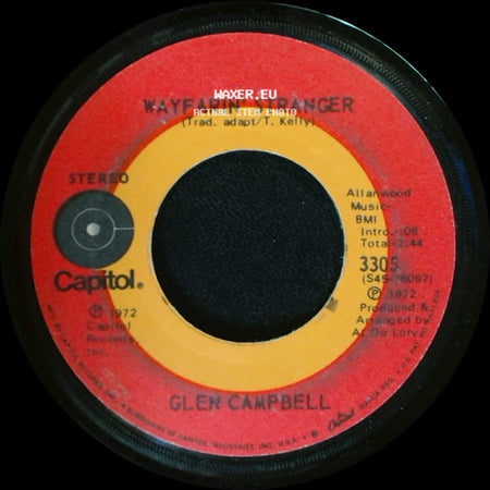 Glen Campbell - Wayfarin' Stranger / Manhattan Kansas side A