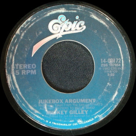 Mickey Gilley - You Don't Know Me / Jukebox Argument side B