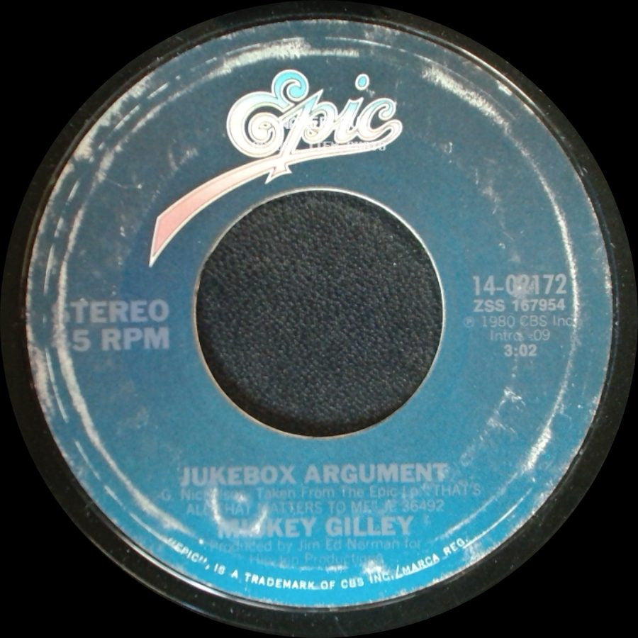 Mickey Gilley - You Don't Know Me / Jukebox Argument side B