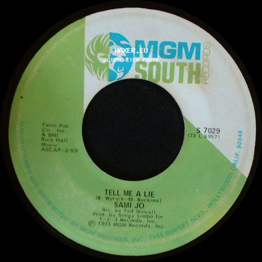 Sami Jo - Stay Where You Are / Tell Me A Lie side B