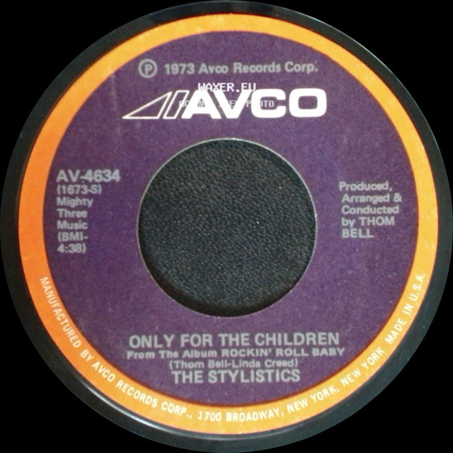 The Stylistics - You Make Me Feel Brand New / Only For The Children side B