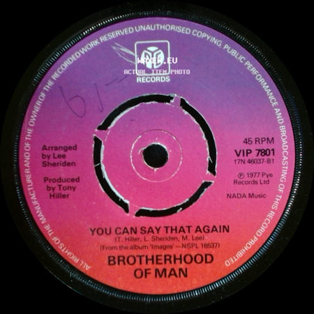 Brotherhood Of Man - You Can Say That Again / Figaro side A