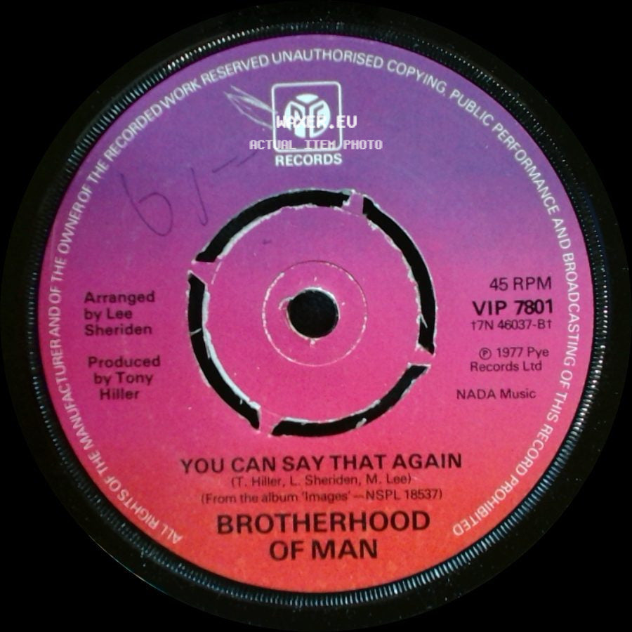 Brotherhood Of Man - You Can Say That Again / Figaro side A