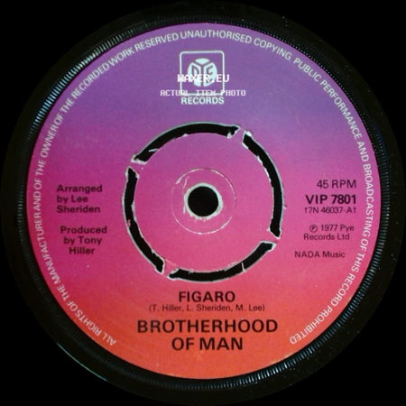 Brotherhood Of Man - You Can Say That Again / Figaro side B