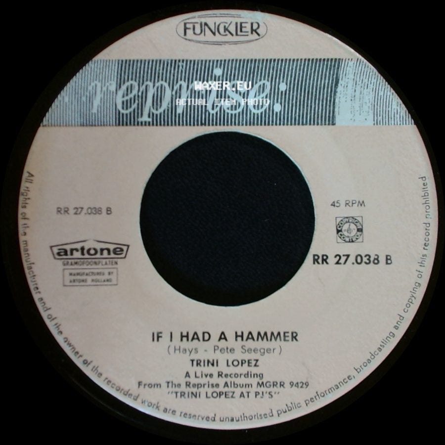 Trini Lopez - If I Had A Hammer / A-Me-Ri-Ca side A