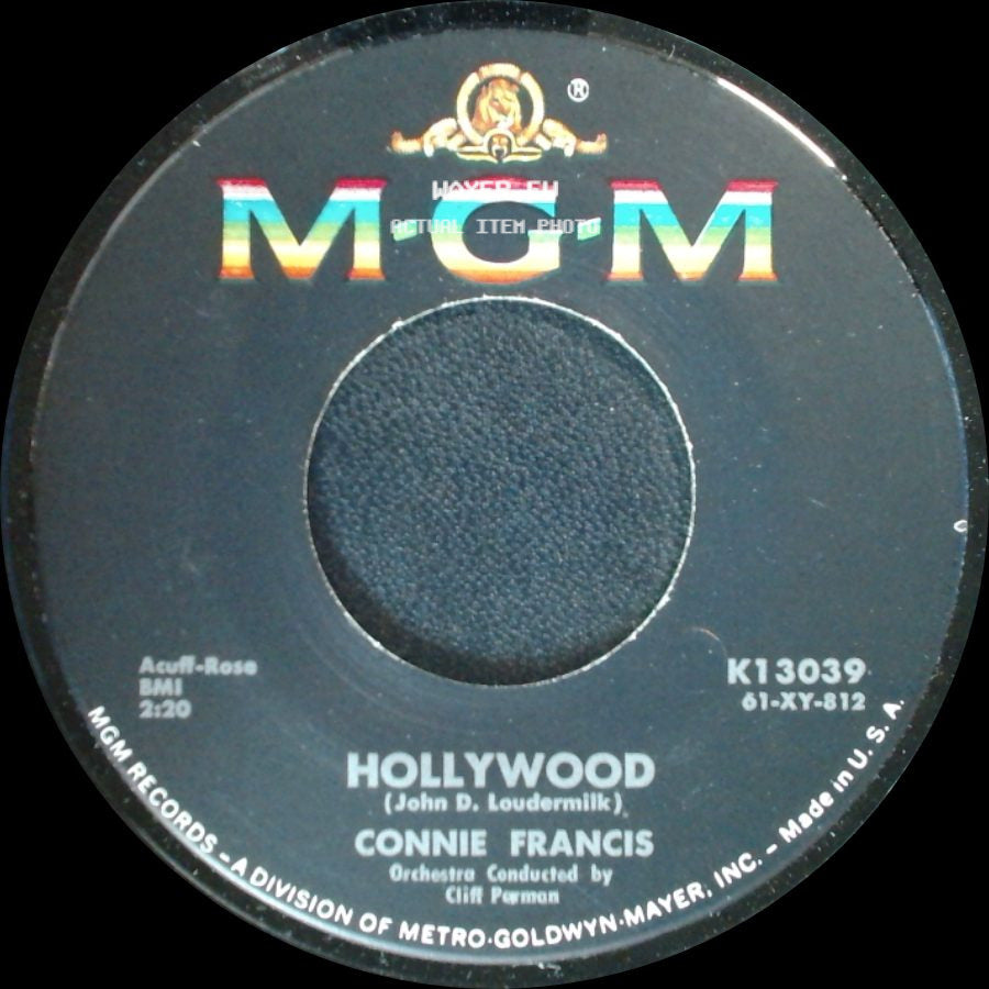 Connie Francis - Hollywood / (He's My) Dreamboat side A