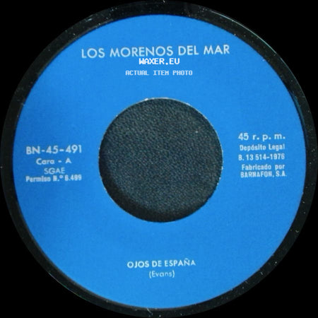 Los Morenos Del Mar - Ojos De España / Romance Anonimo side A