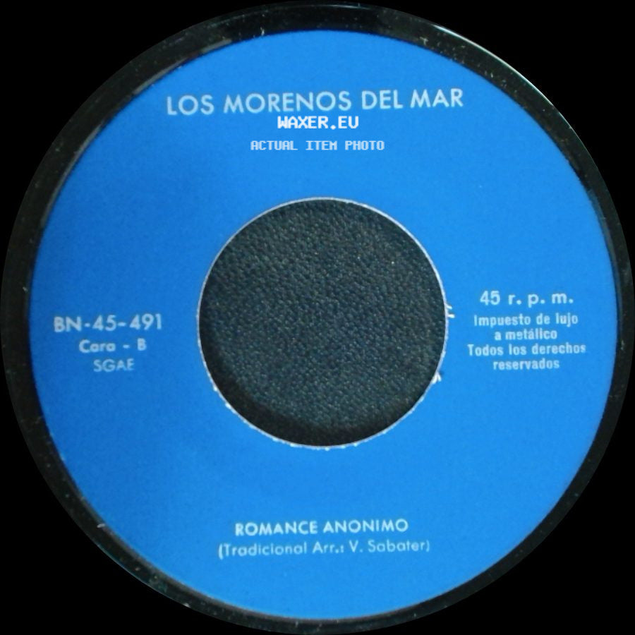 Los Morenos Del Mar - Ojos De España / Romance Anonimo side B