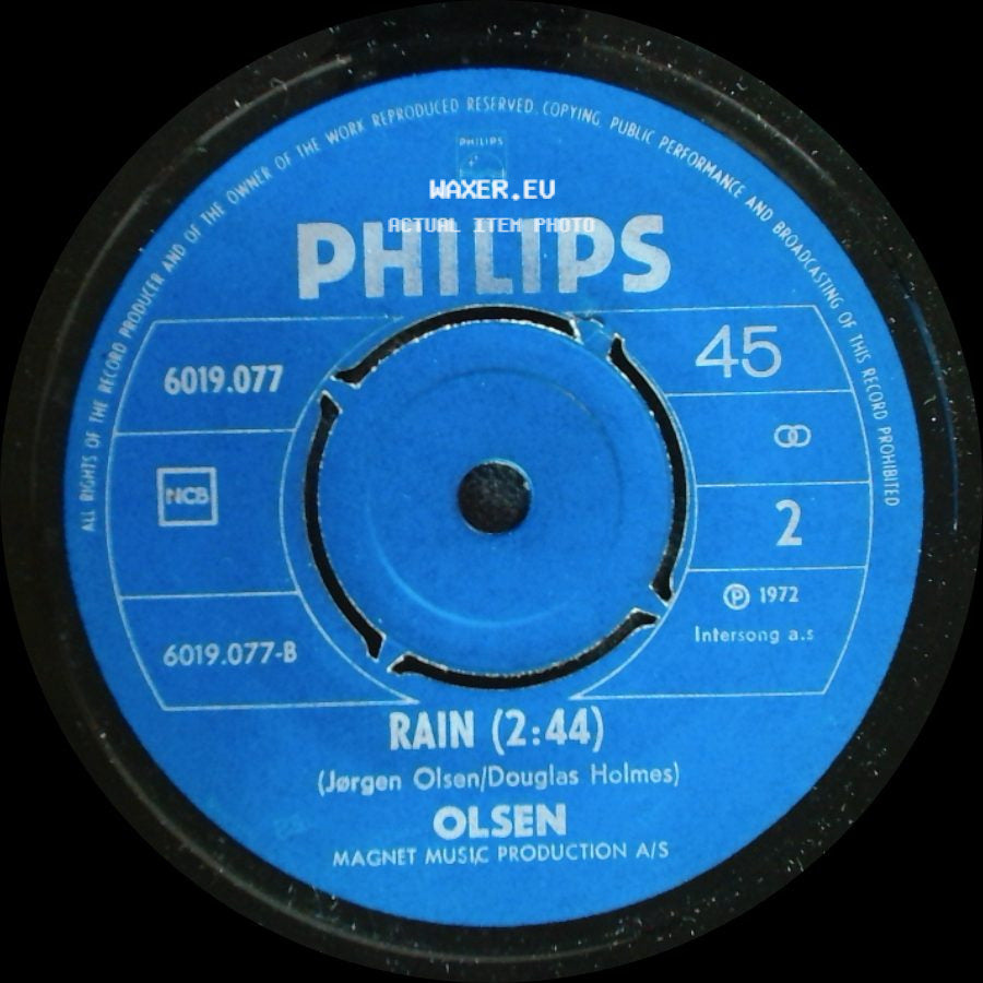 Olsen - Rain (2:44) / Angelina (3:40) side A