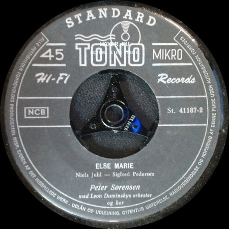 Peter Sørensen - Else Marie / Aften I Havnen side A