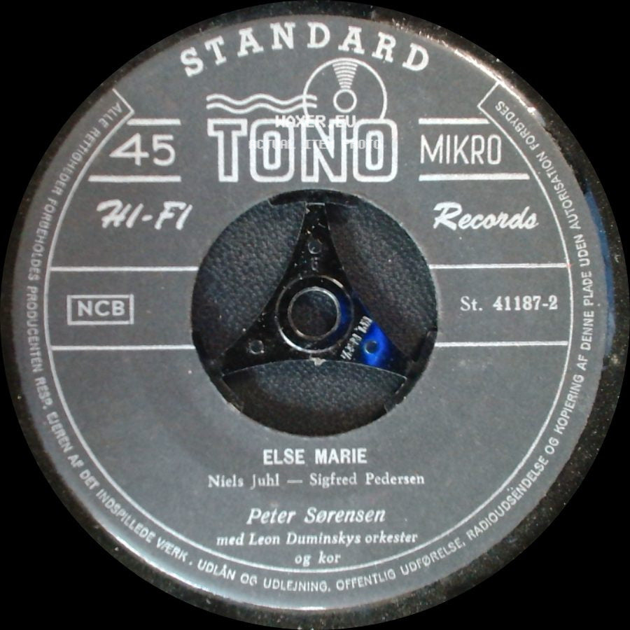 Peter Sørensen - Else Marie / Aften I Havnen side A