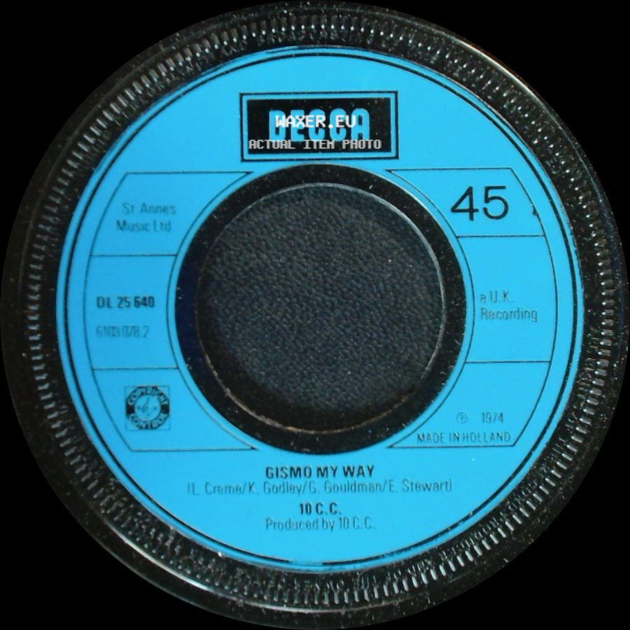 10 C.C. - Gismo My Way / The Wall Street Shuffle side A