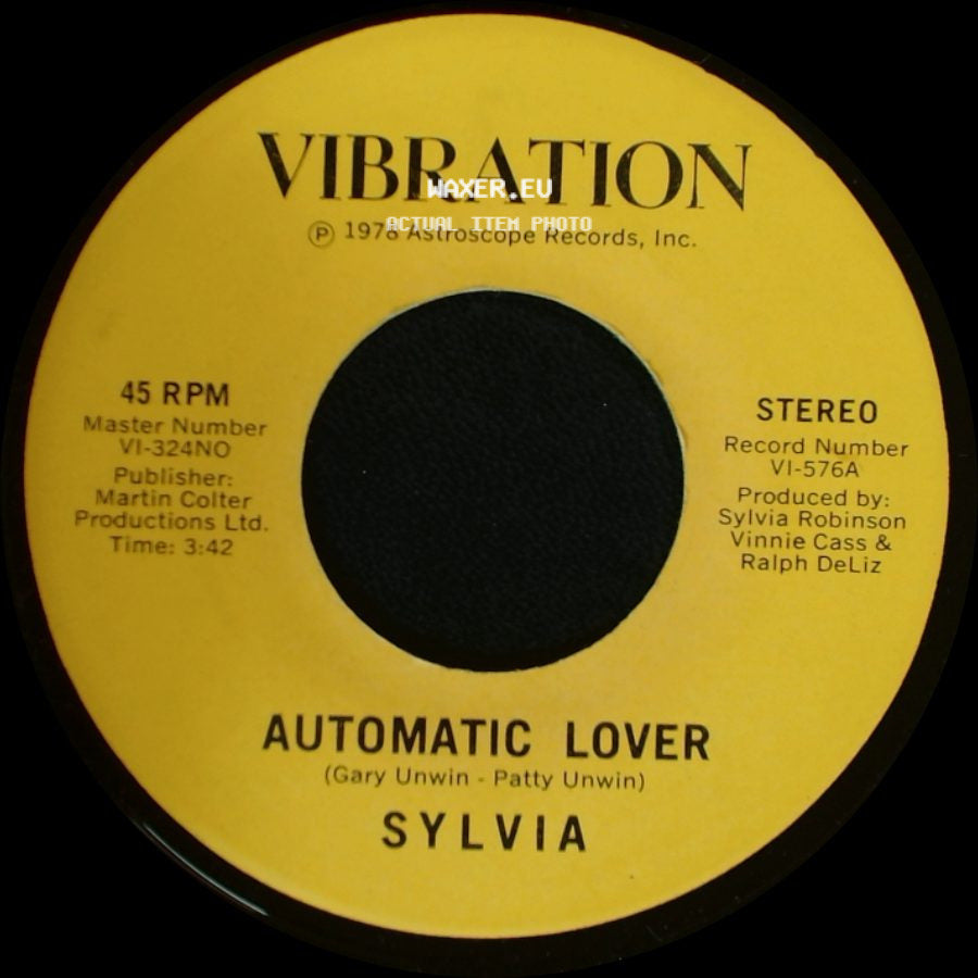 Sylvia - Automatic Lover / Stop Boy side A