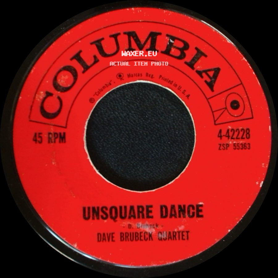 Dave Brubeck Quartet - It's A Raggy Waltz / Unsquare Dance side B