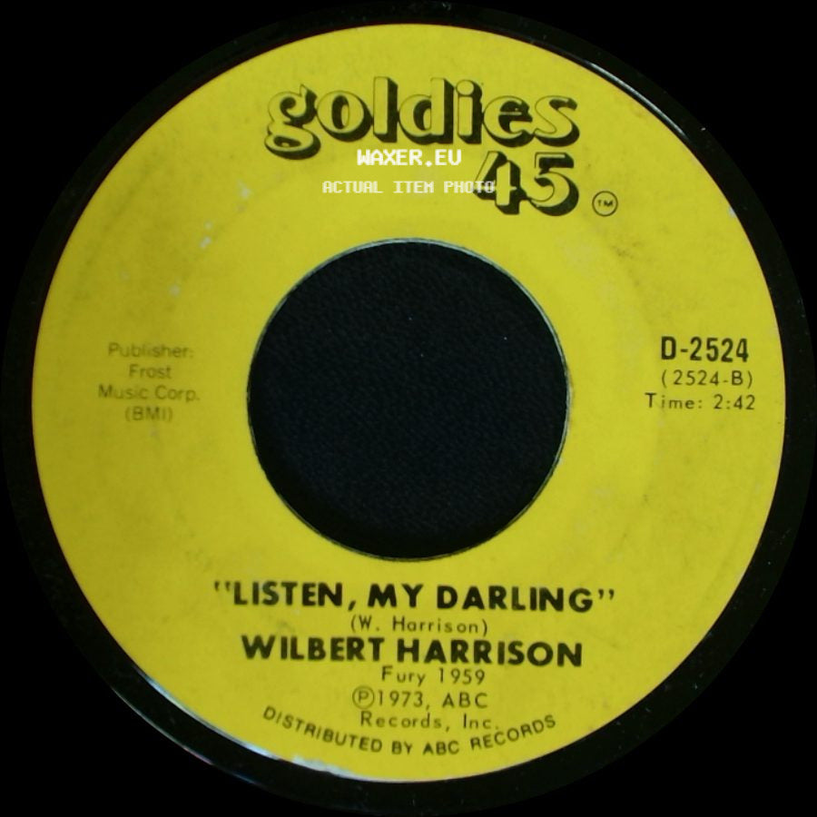 Wilbert Harrison - Kansas City / Listen, My Darling side B