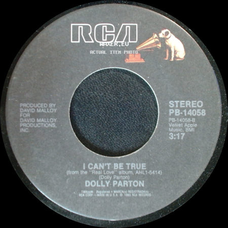 Dolly Parton / Dolly Parton (Duet With Kenny Rogers) - I Can't Be True / Real Love side A